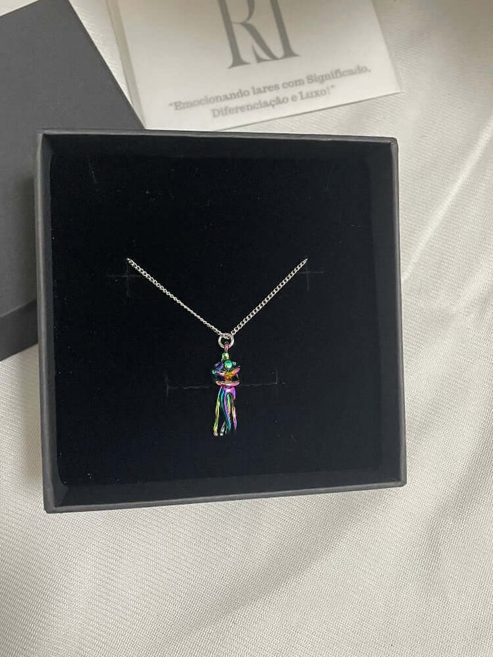 Colar criativo de abraço cruzado de casal para expressar amo💕r, presente de joia com pingente de abraço de amante abraçado🌹.