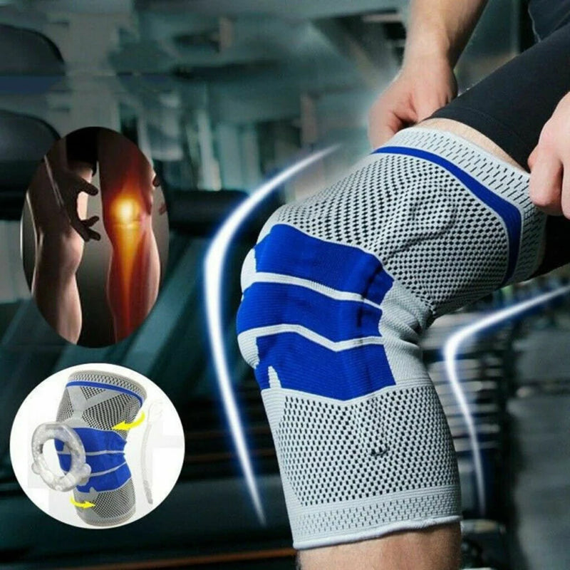 Joelheira De Compressão Ortopédica Amortecedor De Silicone - FRETE GRATIS☑️