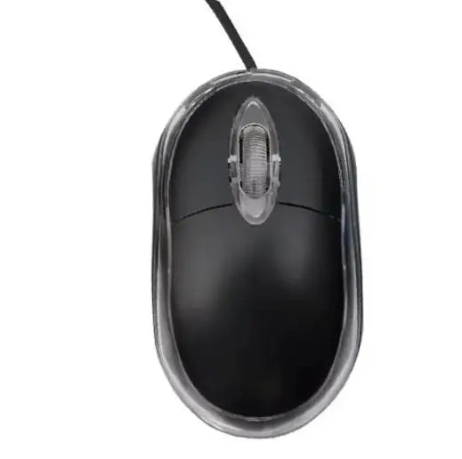 Mouse USB com Fio, Cor Preta, Botão de Rolagem para Laptops e Computadores, Envio Rápido para Todo o Brasil  Descrição do Produto: