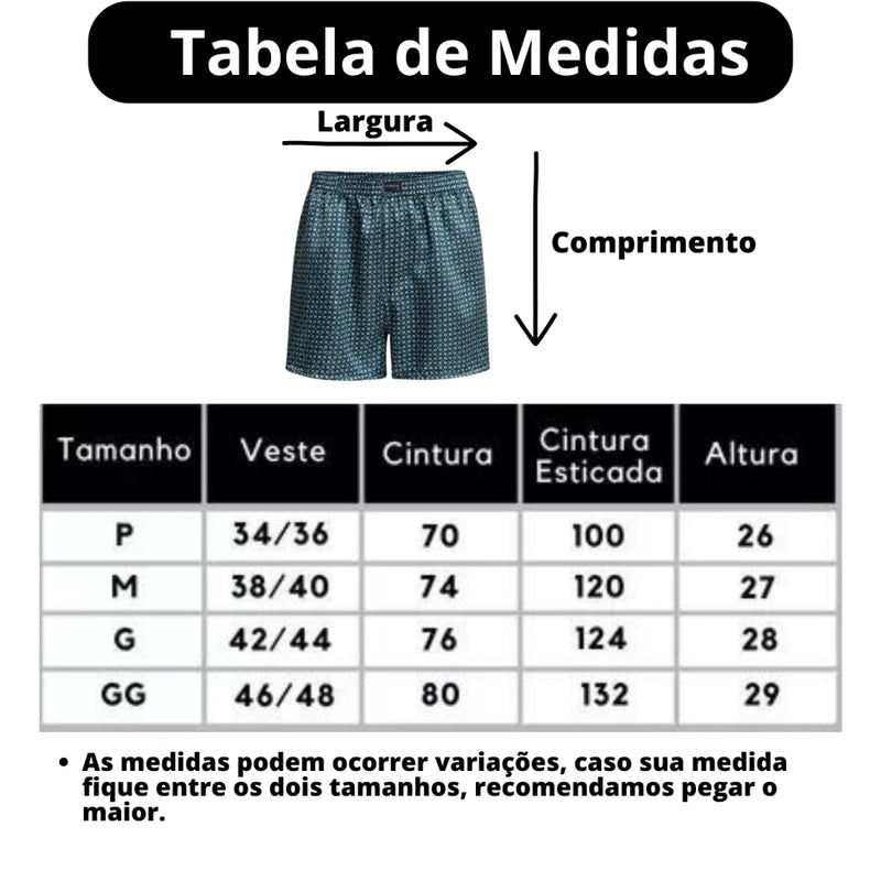 Conjunto 3 Peças de Roupa Íntima Samba Song em Cetim, Shorts de Dormir Confortáveis