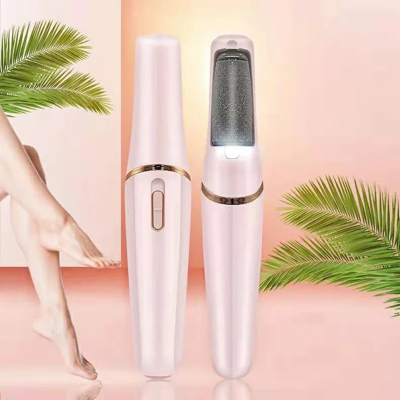 Lixadeira elétrica de pé de lixa elimina pilha USB portátil - Calos, Pé encardido e Rachaduras nunca Mais! ✅ - FRETE GRATIS