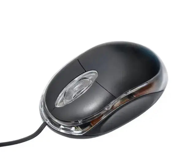 Mouse USB com Fio, Cor Preta, Botão de Rolagem para Laptops e Computadores, Envio Rápido para Todo o Brasil  Descrição do Produto: