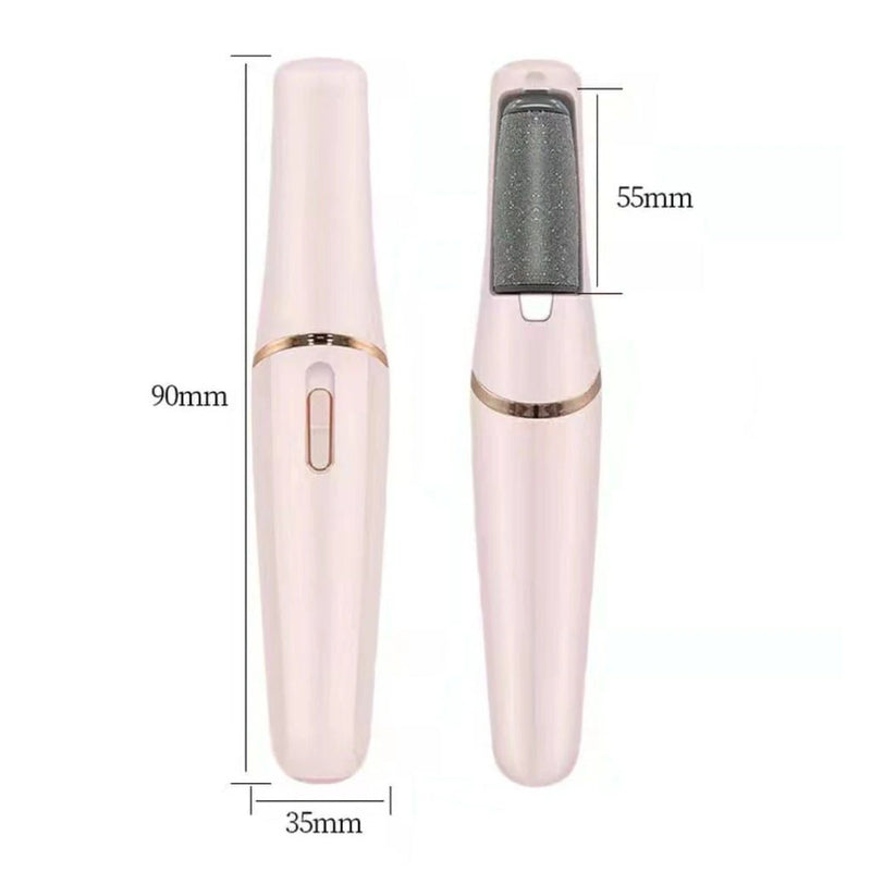 Lixadeira elétrica de pé de lixa elimina pilha USB portátil - Calos, Pé encardido e Rachaduras nunca Mais! ✅ - FRETE GRATIS