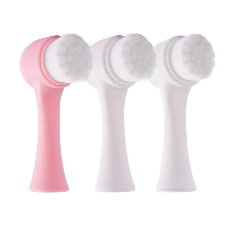 Escova de Limpeza Facial - Skincare 2 Em 1 - Últimas Unidades!
