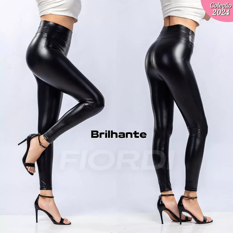 Calça de Couro Aveludada HotLeg® - Tendência Outono Inverno 2024 (Compre 1, Leve 2, Uma de Cada)
