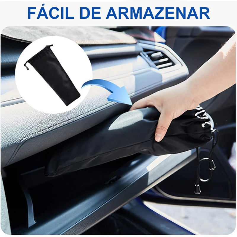 Pára-brisa dianteiro do carro, proteção contra o sol, guarda-chuva, bloqueio do sol, suprimentos de resfriamento do interior do carro✅  -  FRETE GRATIS