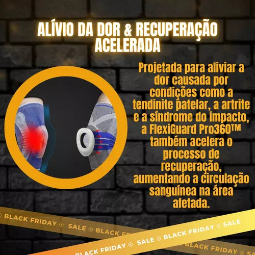 Joelheira De Compressão Ortopédica Amortecedor De Silicone - FRETE GRATIS☑️
