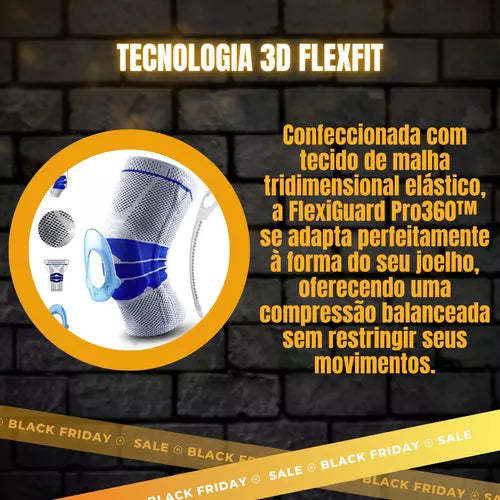 Joelheira De Compressão Ortopédica Amortecedor De Silicone - FRETE GRATIS☑️