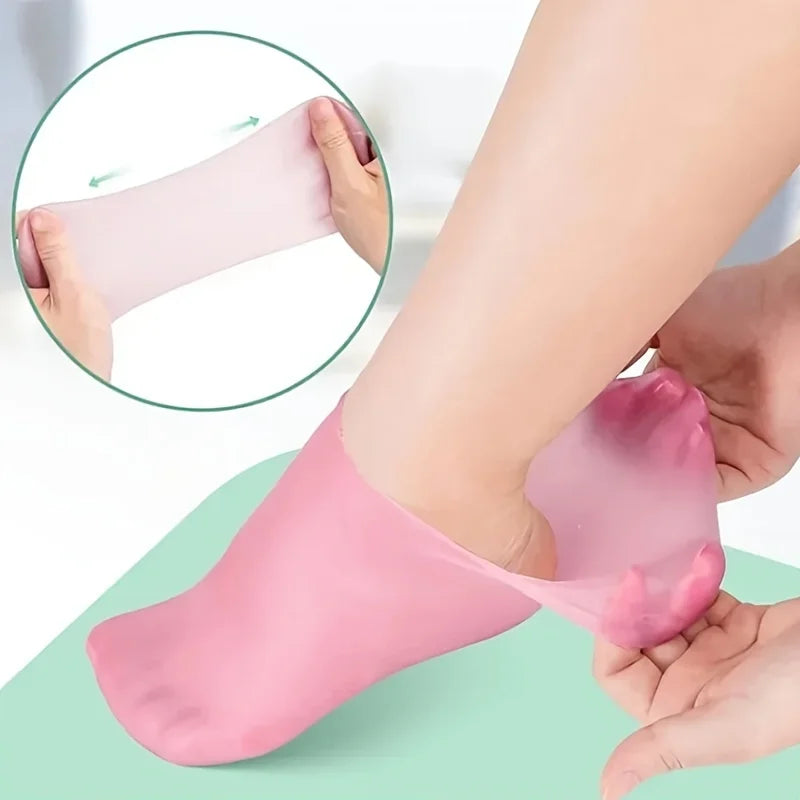 Hidratante para os pés rachados - Meias de tratamento