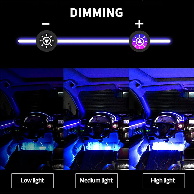 LUZ DE LED PARA CARROS = CARRO DE LUXO☑️ - FRETE GRATIS