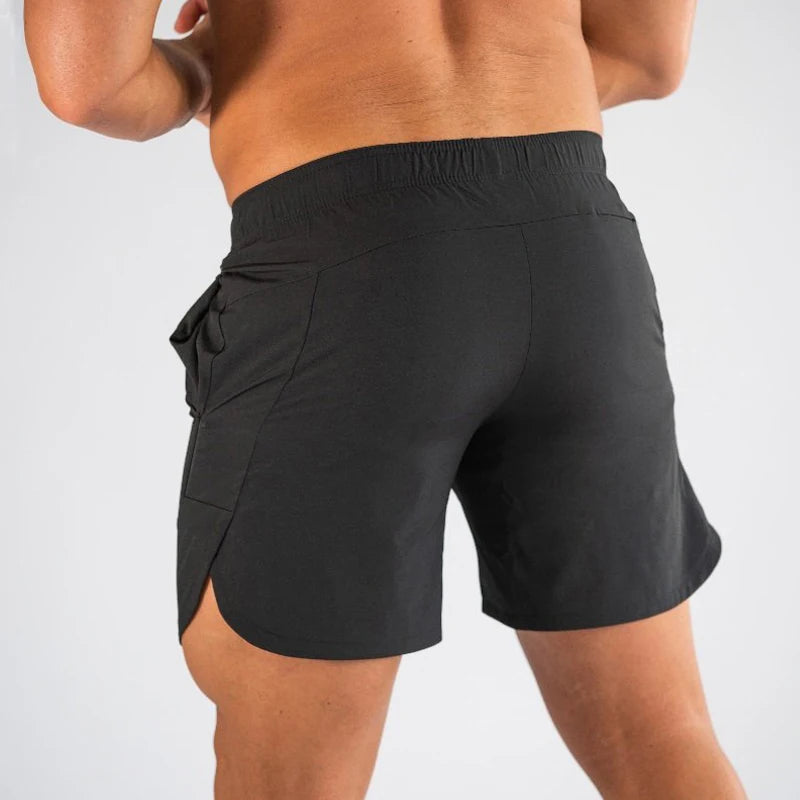 Shorts Masculinos de Verão Novos Esportivos Fitness Secagem Rápida Respirável Shorts para Treinamento de Basquete ao Ar Livre Calças Casuais de Tendência para Praia