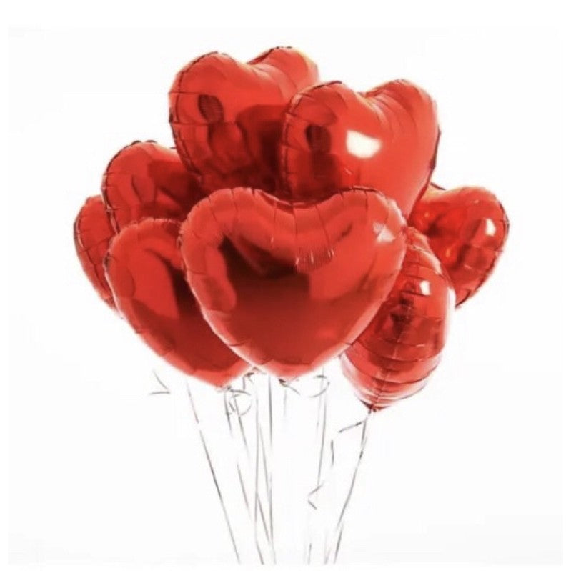 200 petalas/10velas/4Balão Metalizado Coraçã/Te Amo🌹💕
