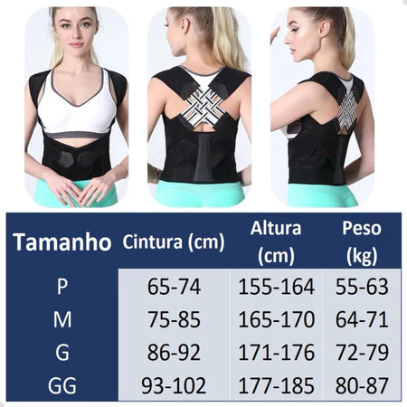 ColunaFit - alinhador Cervical Unissex- Compre 1 Leve 2 (PROMOÇÃO)