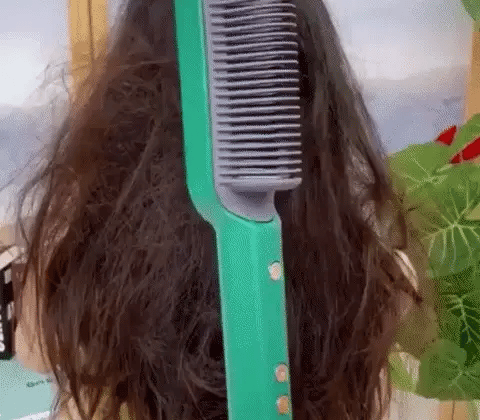 Escova De Cabelo Elétrica Alisadora 5 em 1 Cabelos lisos na hora ✅ - Últimas Unidades!!