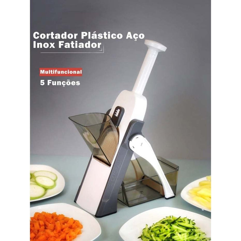 Cortador Fatiador de Batata Legumes e Vegetais 5 Funções - FRETE GRATIS✅